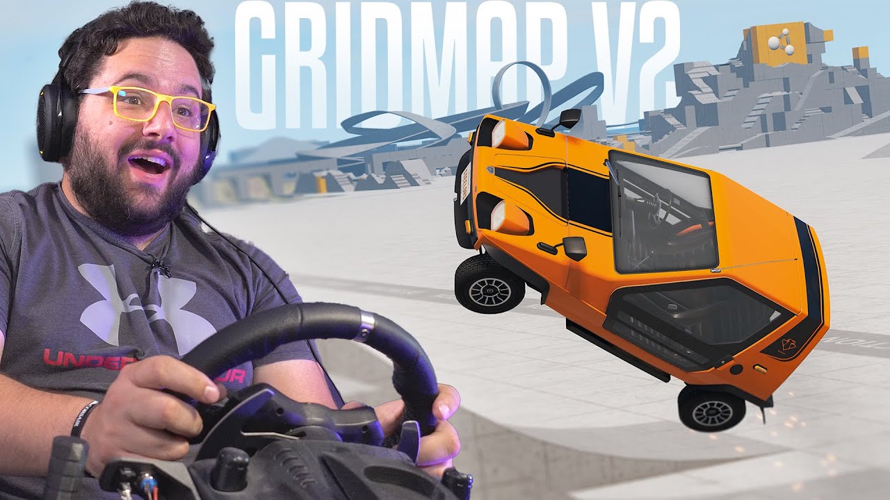 BeamNG - Gridmap V2 | On s'amuse dessus!