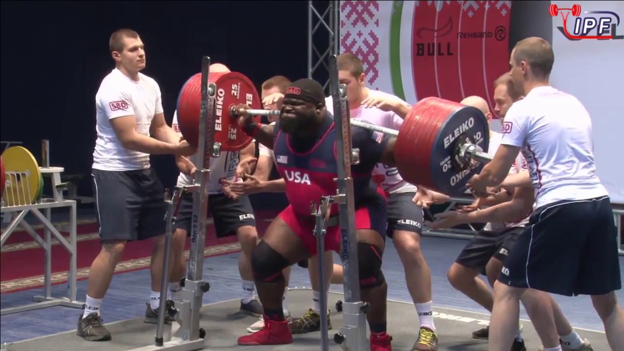 Рэй Уильямс — 1090 кг, 1-е место в категории 120+ кг — Чемпионат мира IPF по классическому пауэрл...