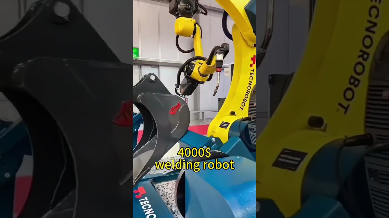 6-axis welding robot, robotic arm#factory #industrial #robotic #automate#mechanical #six #welding