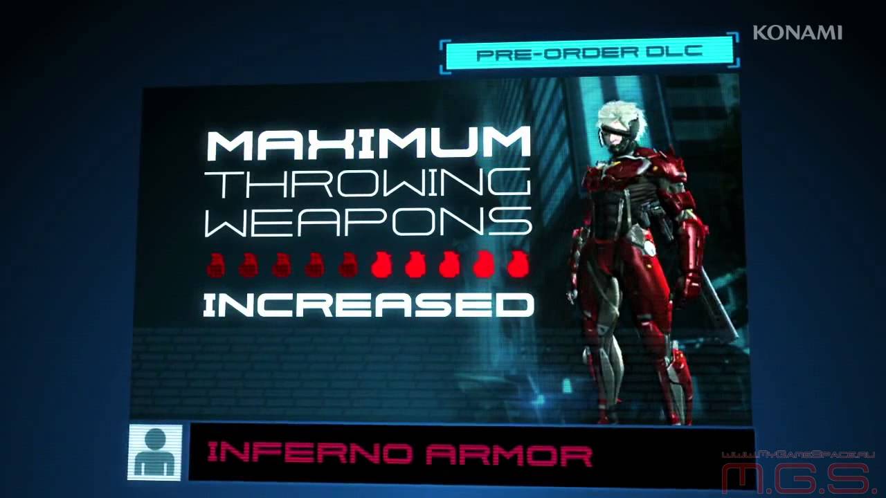 Metal Gear Rising: Revengeance - Трейлер Броня Инферно