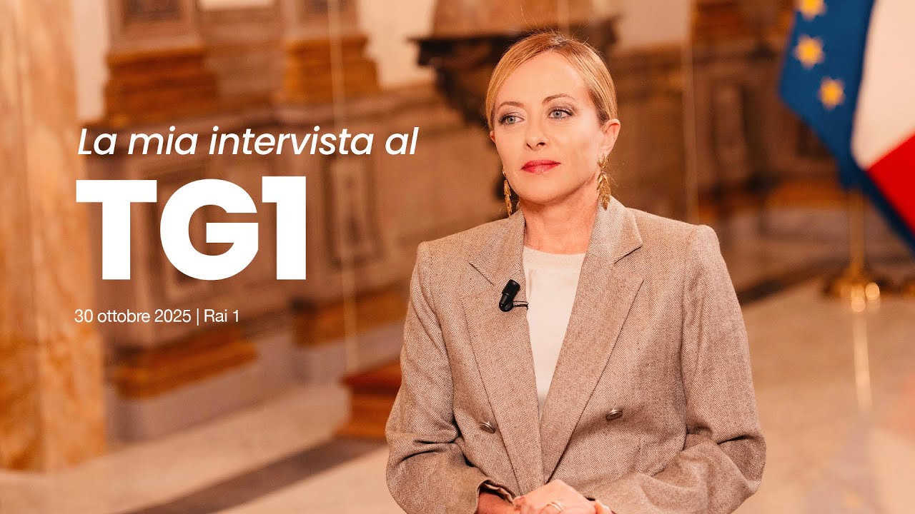 La mia intervista al TG1 | 30 ottobre 2025