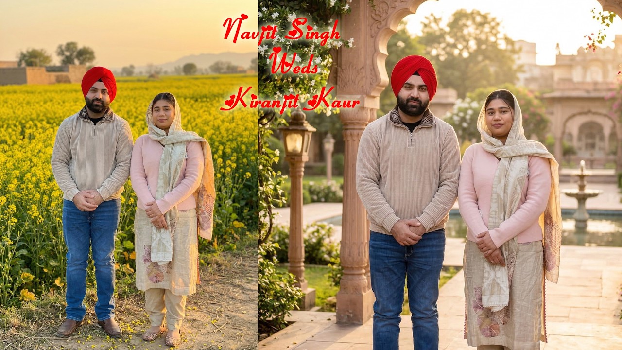 Wedding Ceremony of Navjit Singh Weds  Kiranjit Kaur   II Live Mehra Studio M. 98725 98606