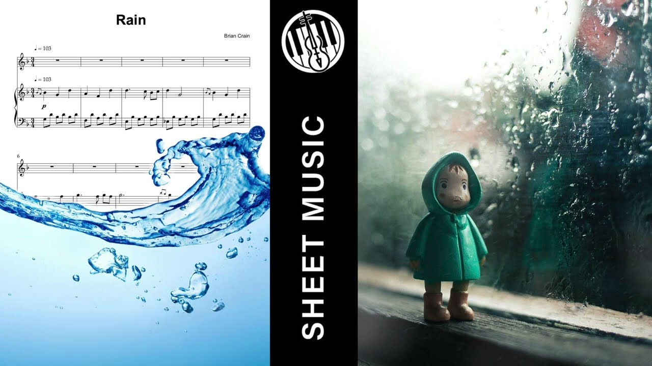 Brian Crain - Rain | Ноты для Фортепиано и Скрипки