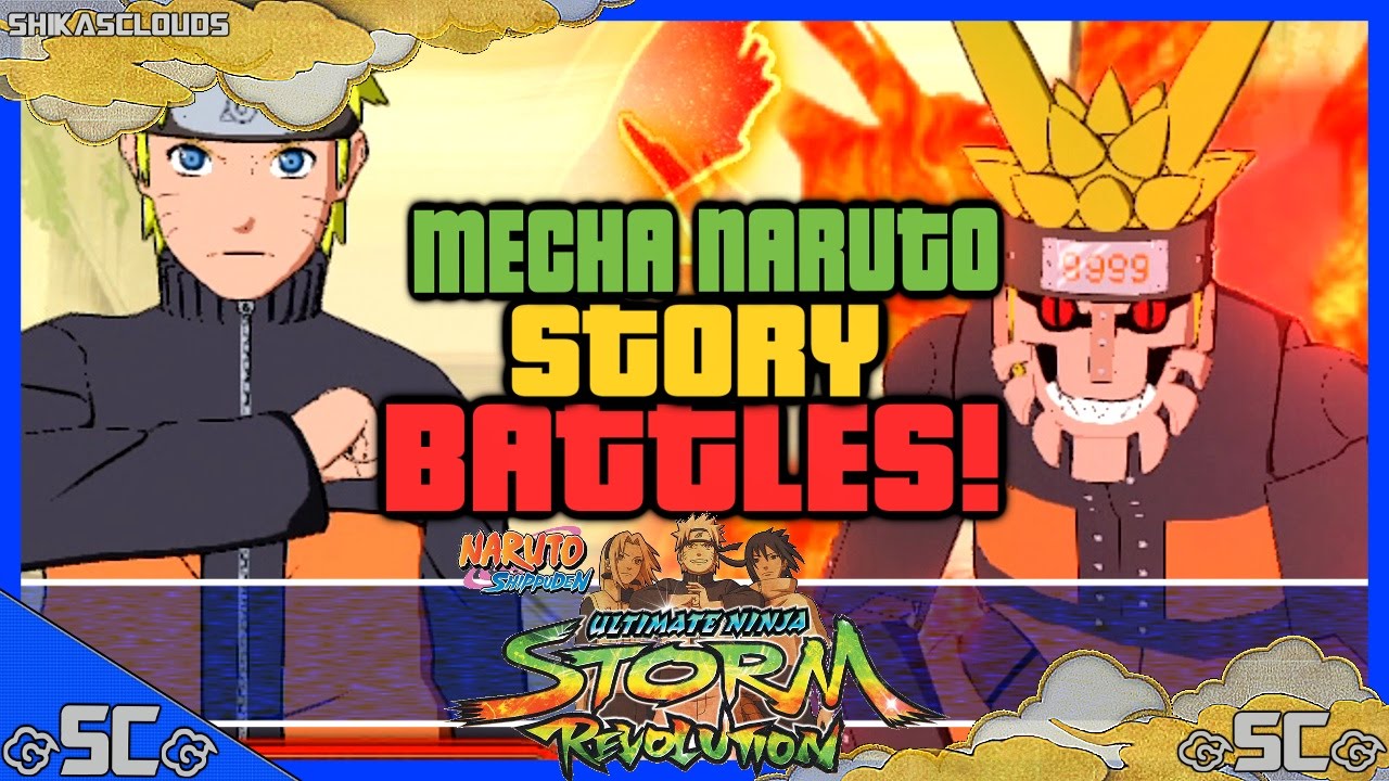 Mecha Naruto Story Battles #8 | Naruto VS Mecha Kyuubi | NARUTO REVOLUTION