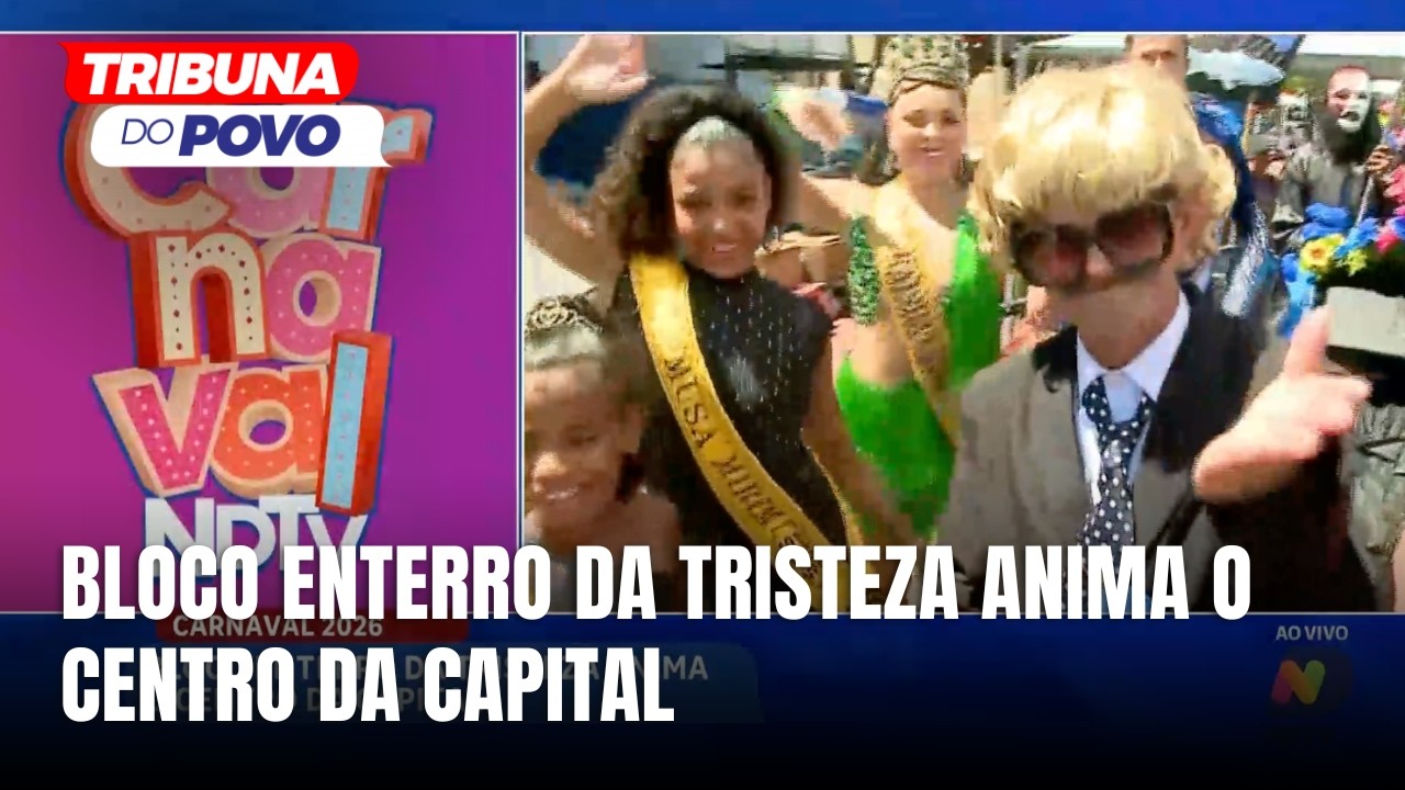 Carnaval 2026: bloco Enterro da Tristeza reúne multidão no Centro