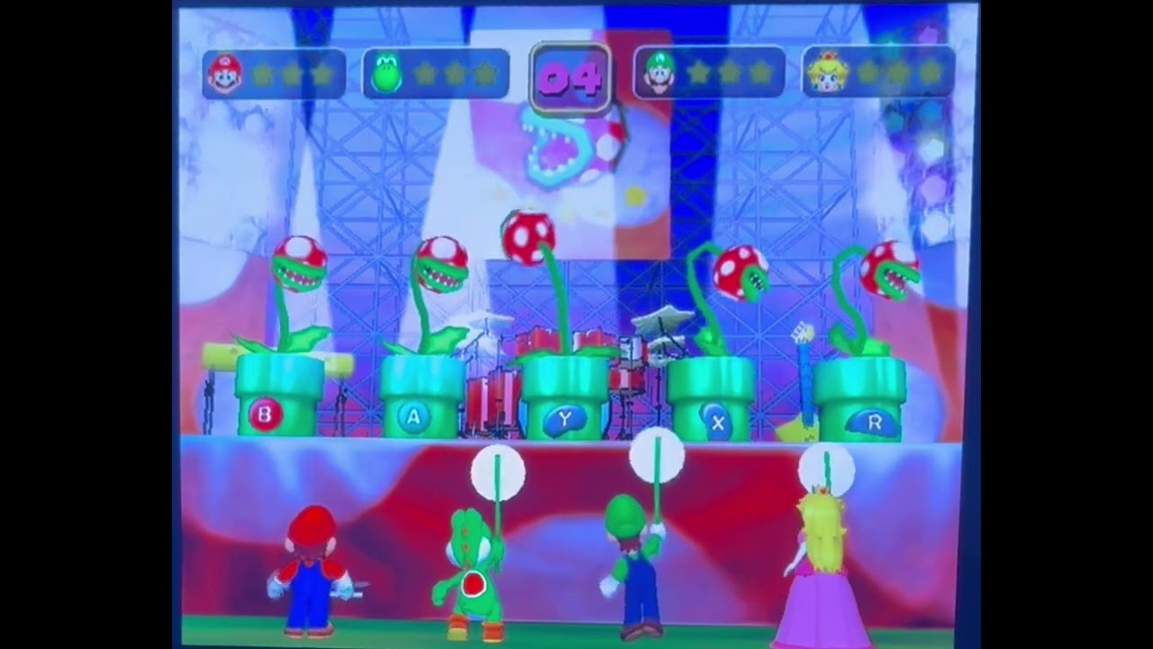 Mario Party 5- Mario in Pop-Star Piranhas