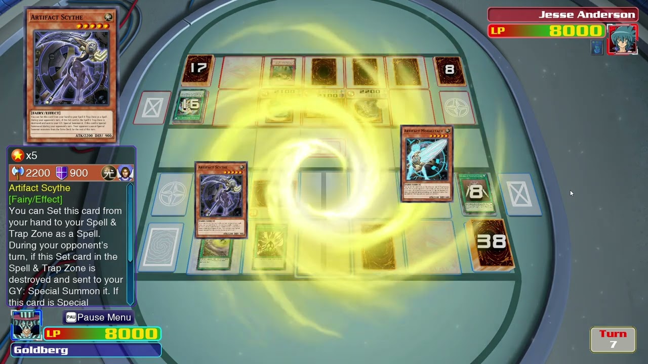 Yugi Oh Legacy Of Duelist Gameplay VS JESSE ANDERSON