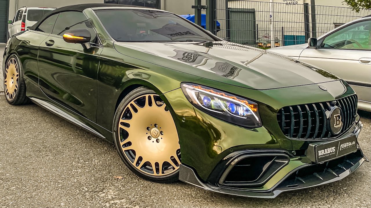 CUSTOM BRABUS S63 AMG CABRIOLET! Crazy Brabus SOUND + Conversion