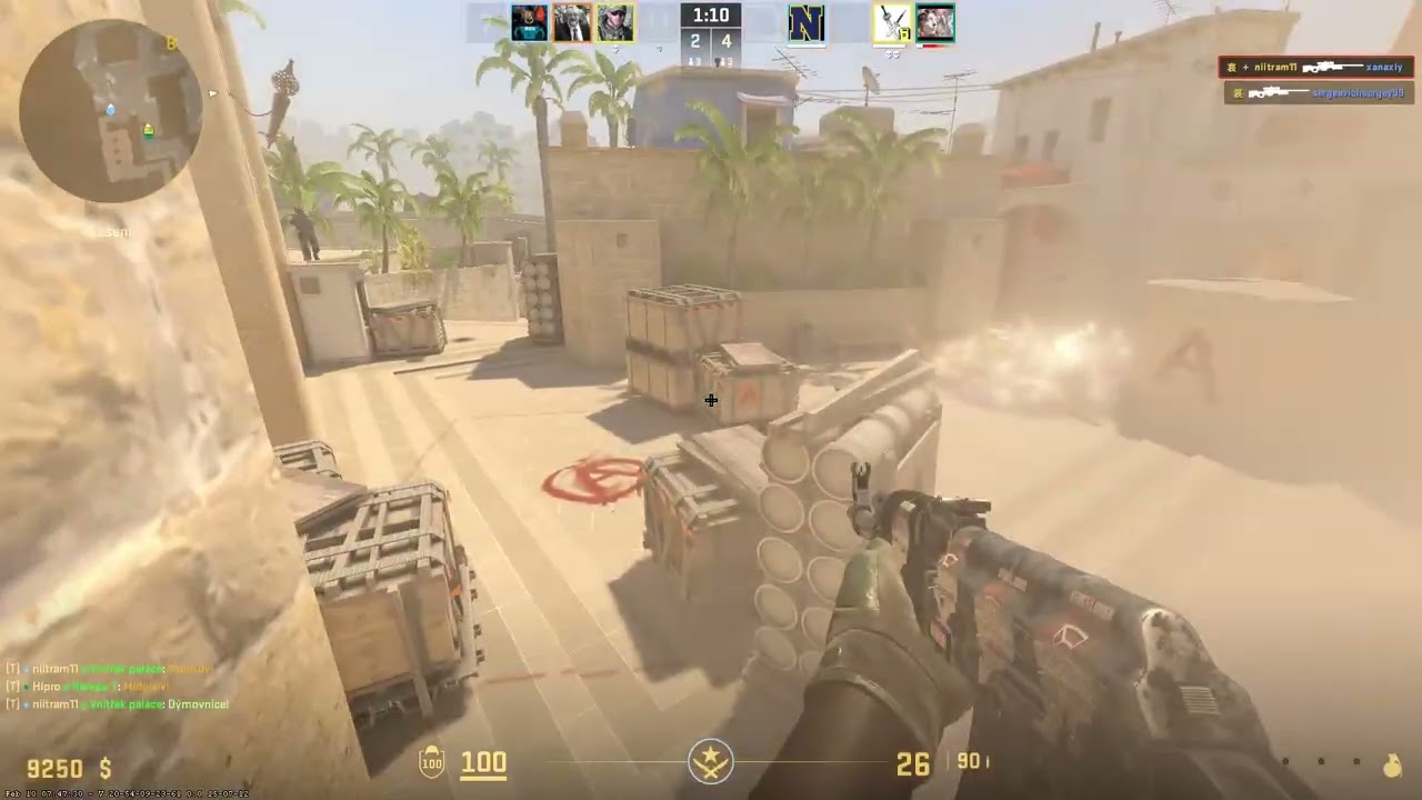 CS 2 this guy is on fire