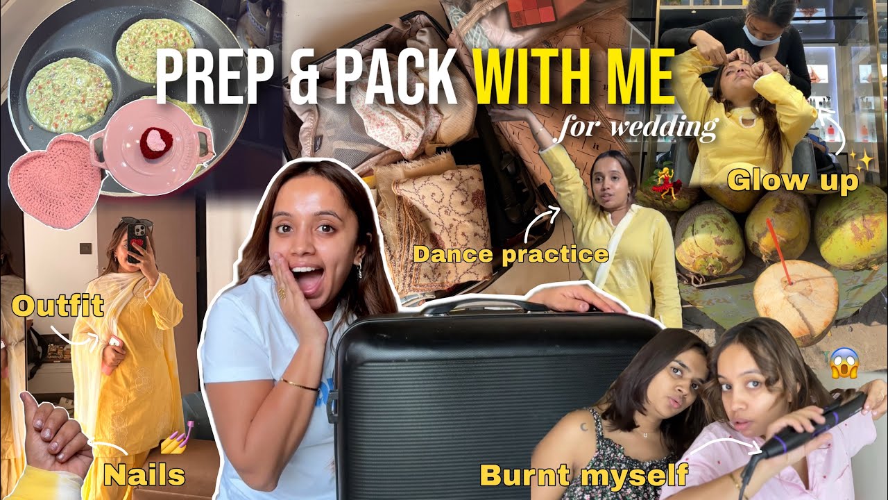 Pack and Prep with me for a wedding 🤭 Pointless vlog