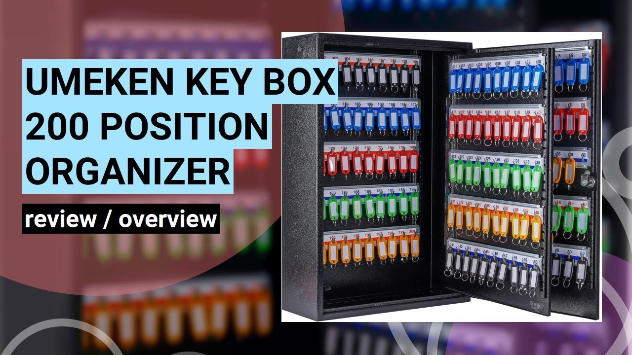 Review of the UMEKEN 200 Position Key Box: Secure and Organized Key Storage Solution