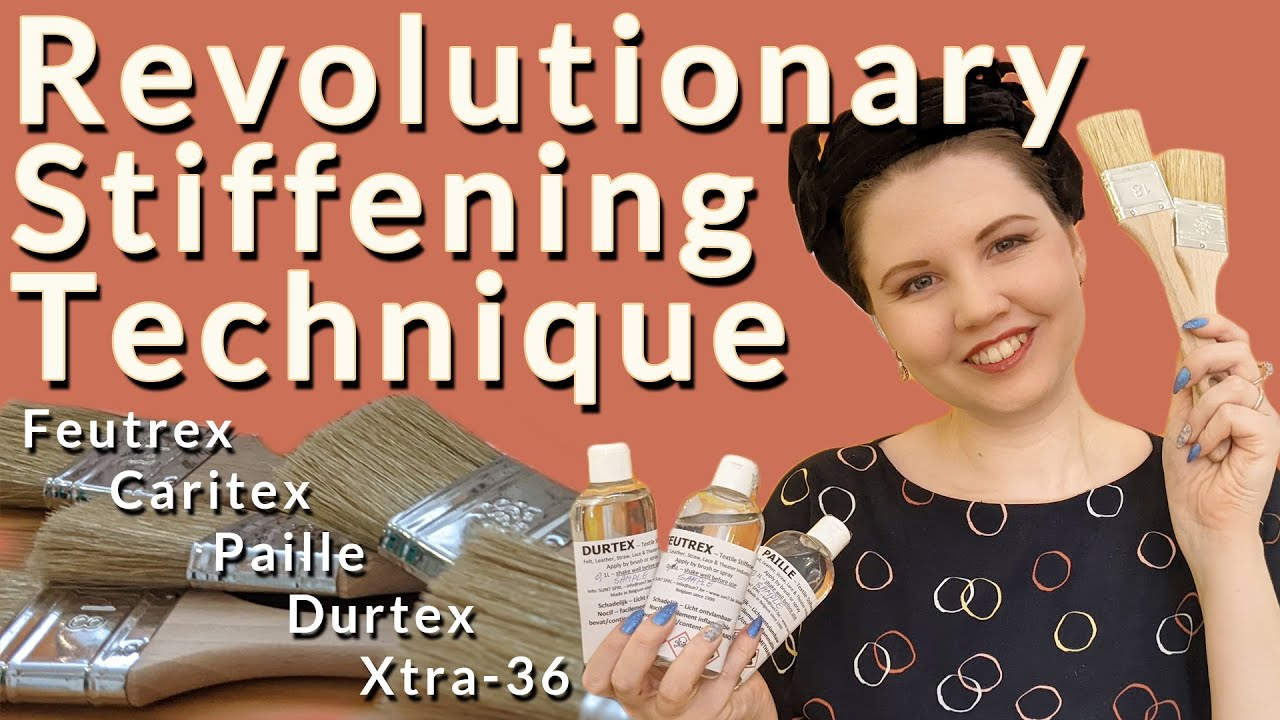 Chemical felt hat stiffener how to use: Feutrex Caritex Paille Durtex Xtra 36
