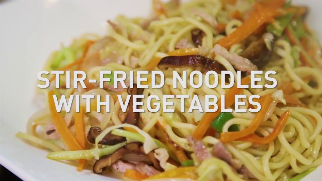 Stir-Fried Noodles and Vegetables | Taiwanese Cuisine