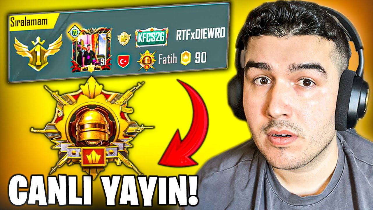 RTF TEAM FATİH LİGİNE DOĞRU PUBG MOBILE