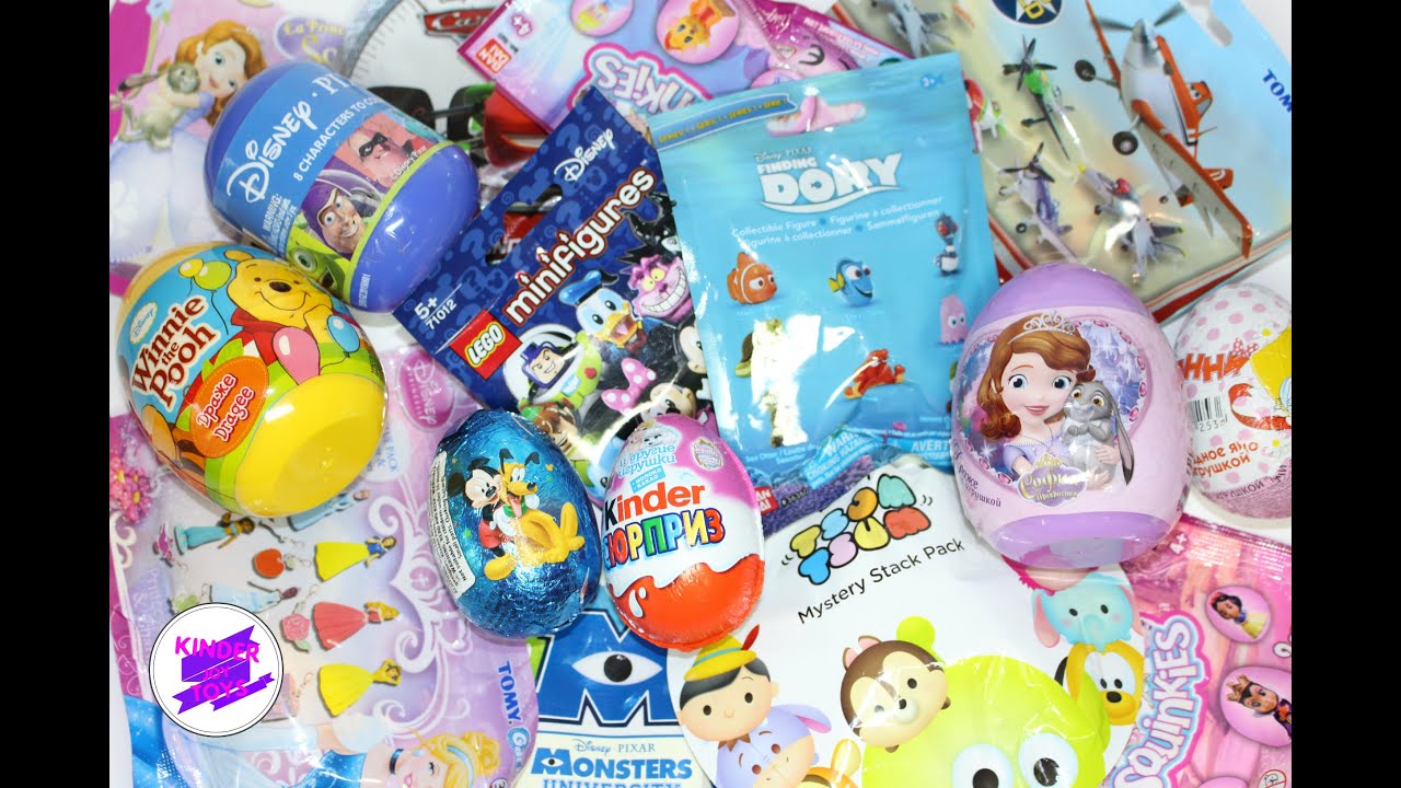 Мега распаковка Дисней! Disney Mix. Tsum Tsum, Дори, Принцессы, Микки Маус и др.