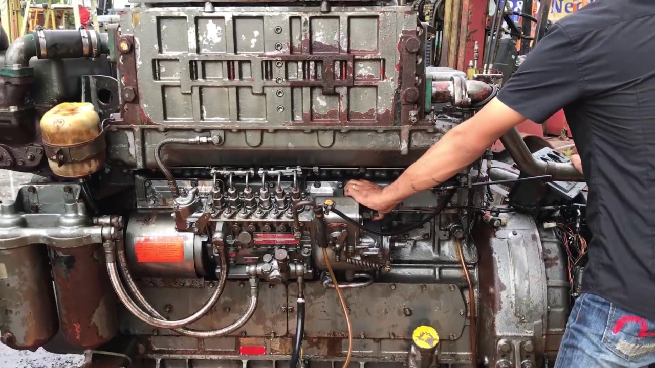 Nhập khẩu mua b&aacute;n m&aacute;y t&agrave;u thuỷ cũ từ Nhật | Động cơ t&agrave;u thuỷ Yanmar 6KH 450hp | Marine Diesel Engine