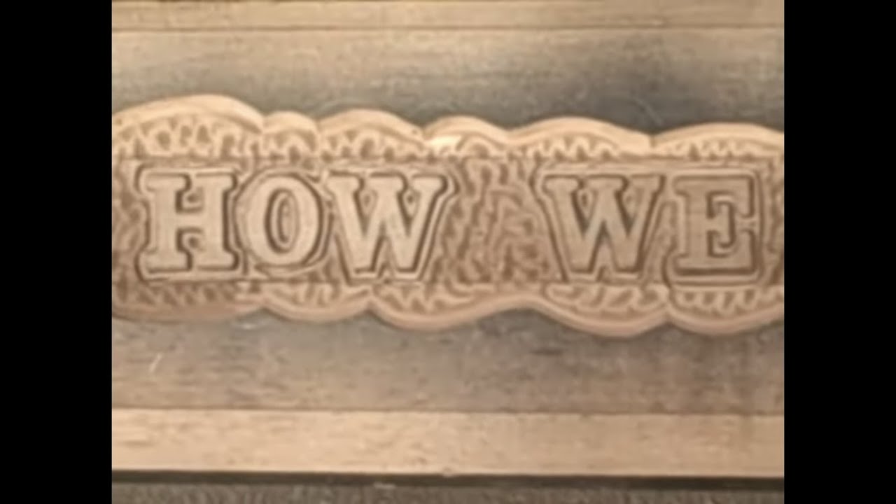 #55 How to do the background cleanup on our freehand carved wood signs