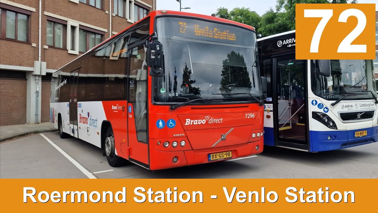Arriva lijn 72: Roermond Station - Venlo Station | Arriva Limburg | Arriva 7296 | 2024