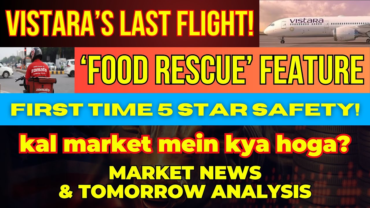 Vistara&rsquo;s Last Flight! &lsquo;Food Rescue&rsquo; Feature | Market Analysis | Daily Market Show #18