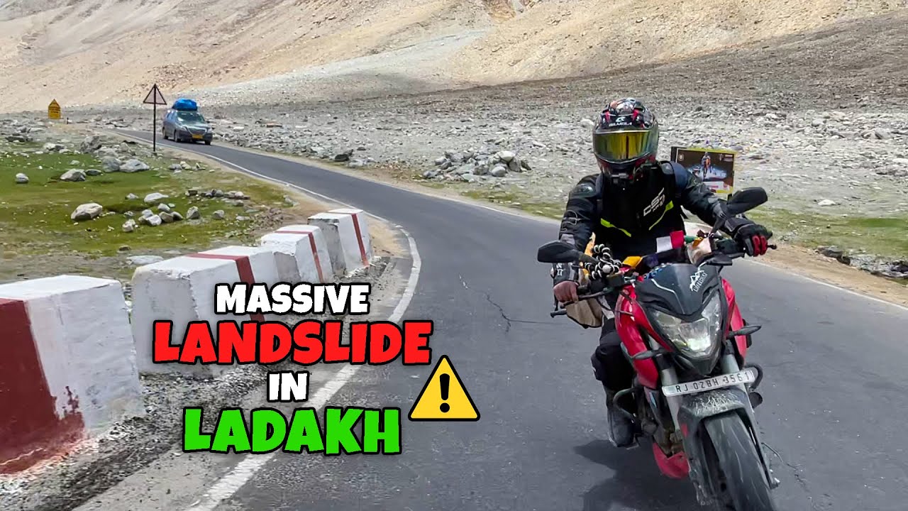 Even LAND SLIDES Can't Stop Us! Nubra Valley to Pangong Lake | Ladakh 2022