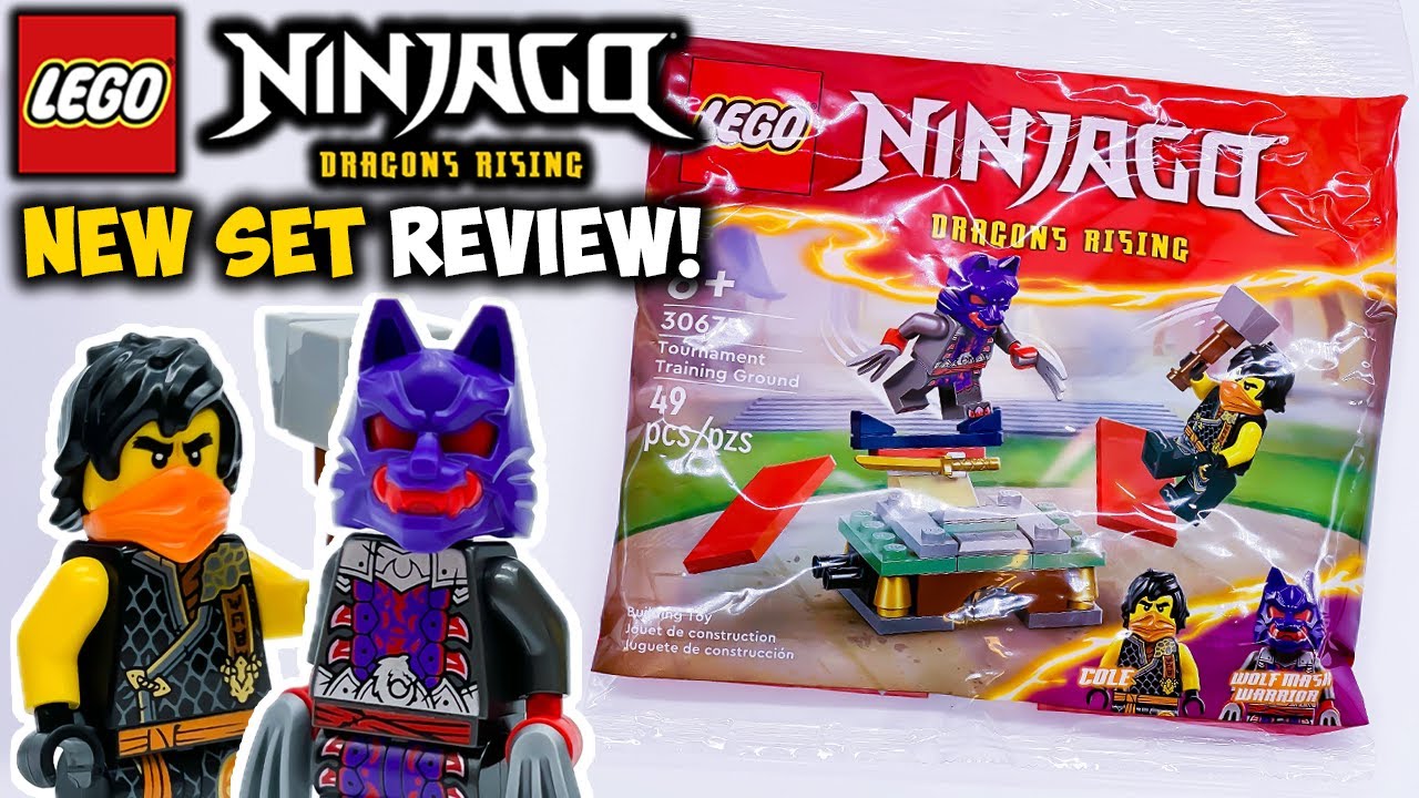 Recenzja woreczka foliowego LEGO Ninjago Tournament Training Grounds! Zestaw Dragons Rising 30675