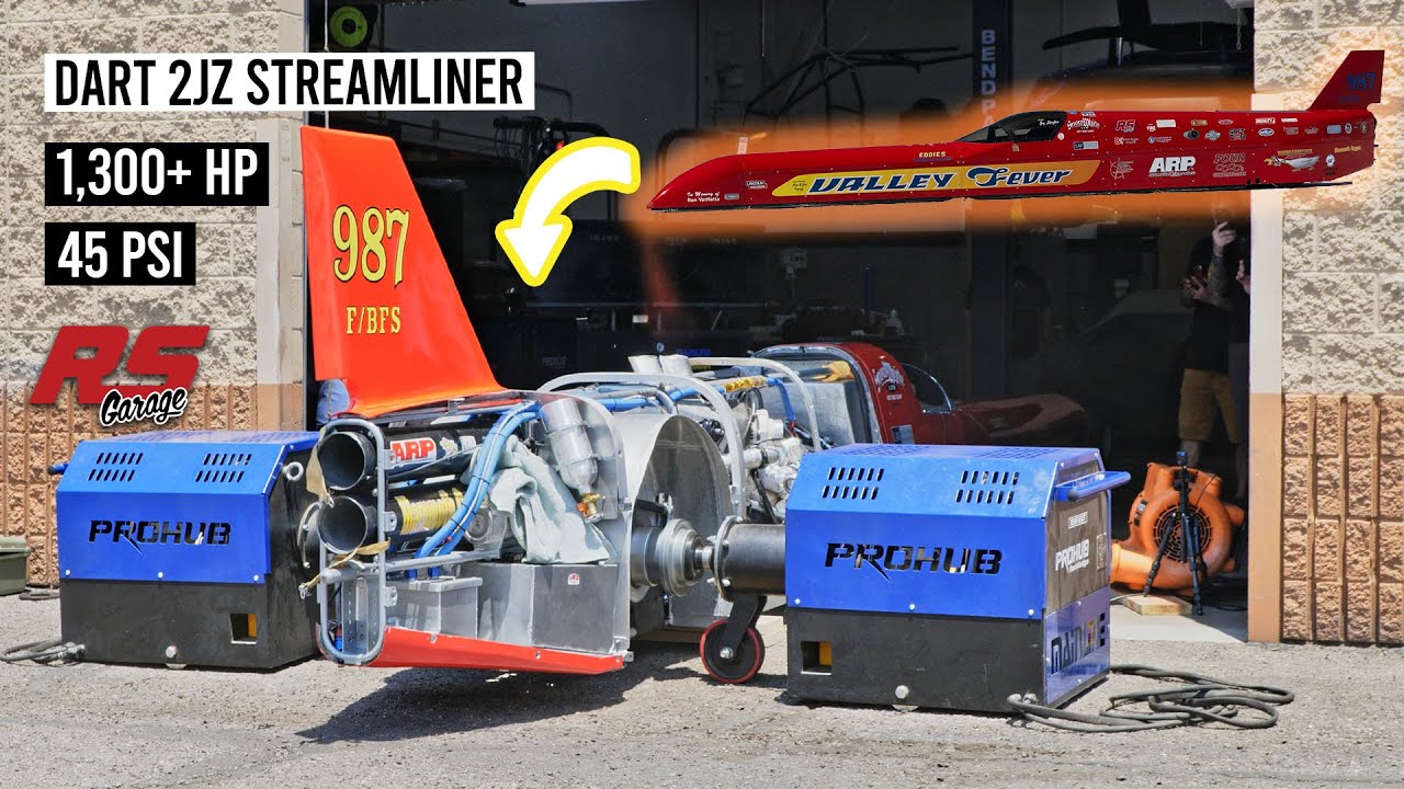 Twin Turbo 2JZ Streamliner Hits the Dyno! | Ready for Bonneville Speed Week 2025 | RS Garage