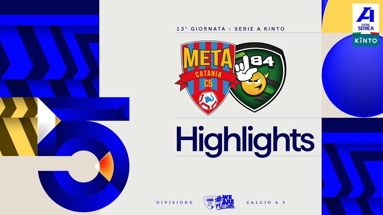 Covei Meta Catania-L84 Torino 4-8 | Gol e highlights | 13ª giornata | Serie A KINTO 2025/2026
