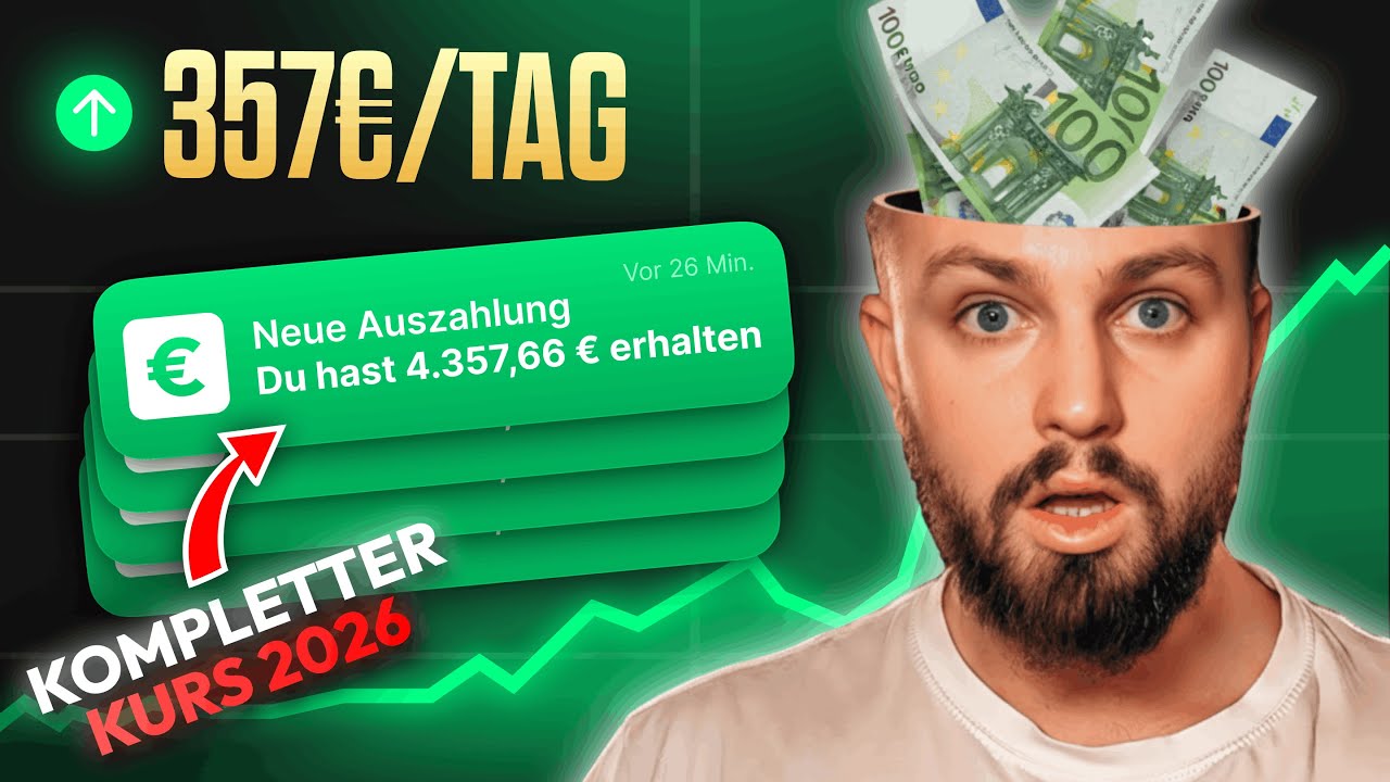Wie ich mit KI YouTube Shorts online Geld verdiene in 2026 (KOMPLETTER KURS FÜR ANFÄNGER)