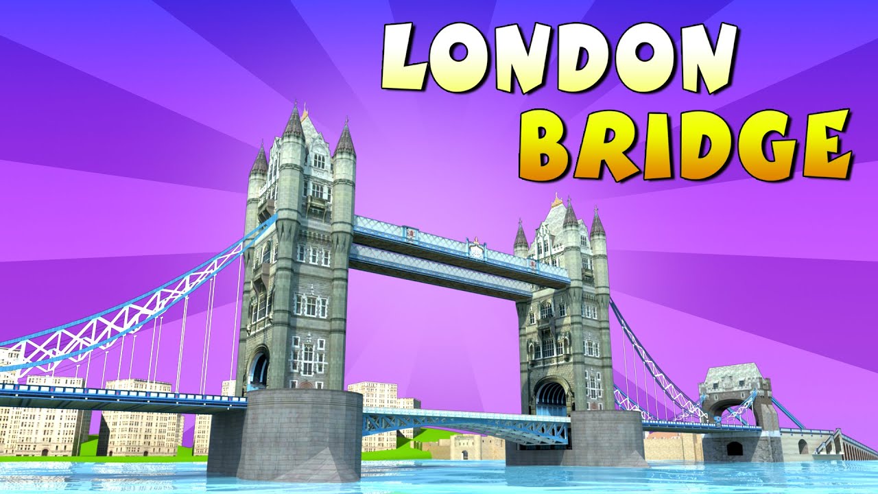 London Bridge is Falling Down || 3D Animation Nursery Rhymes Songs || KidsOne