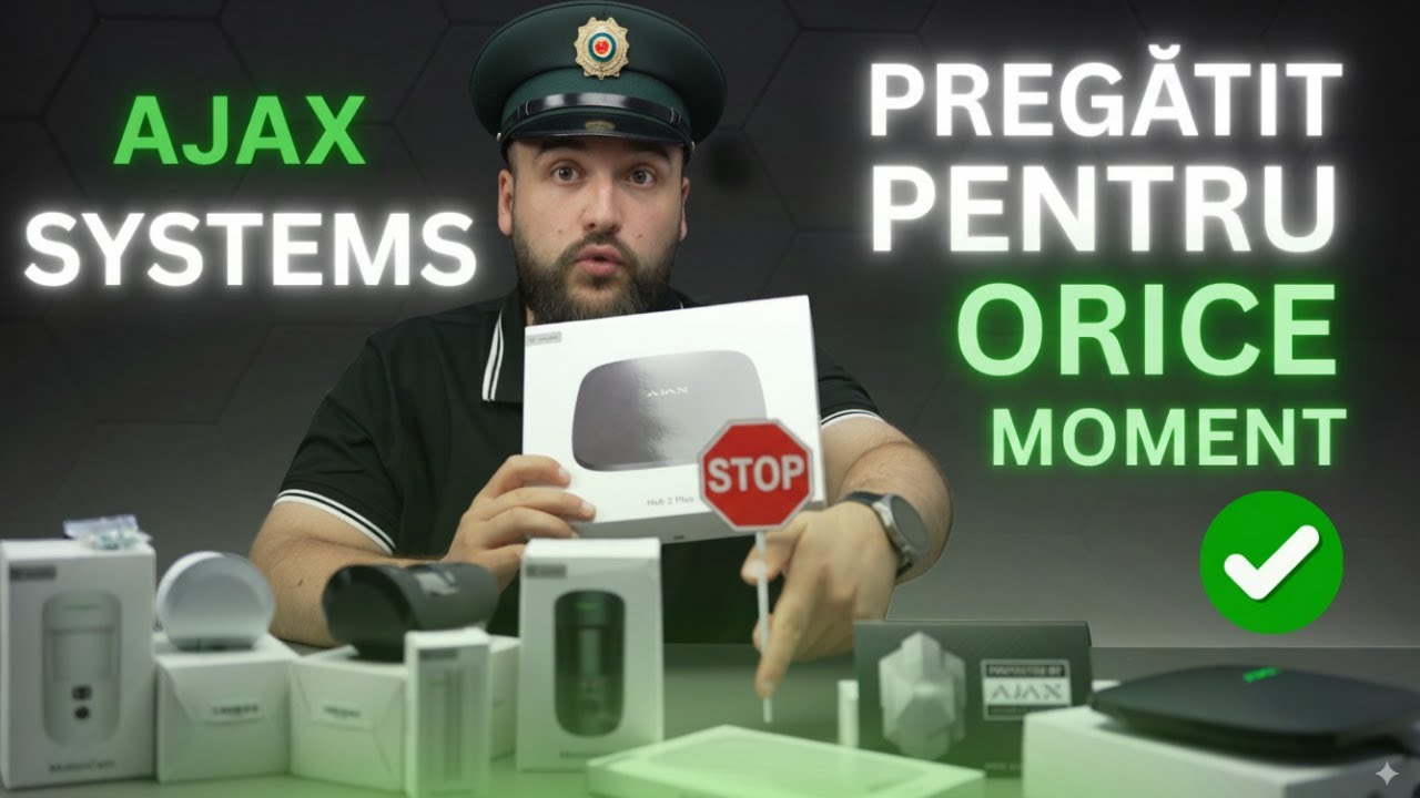 Ajax Securitate Completa: Testam HUB-ul si senzorul PIR MotionCam!