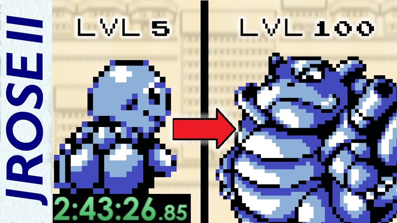 How Fast can you get to *Level 100* In Pokemon Red/Blue?