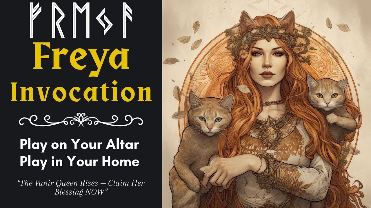 CALL FREYA IN HER OWN TONGUE — Freyja Enn — Old Norse Chant for Ritual, Meditation & Deep Relaxation
