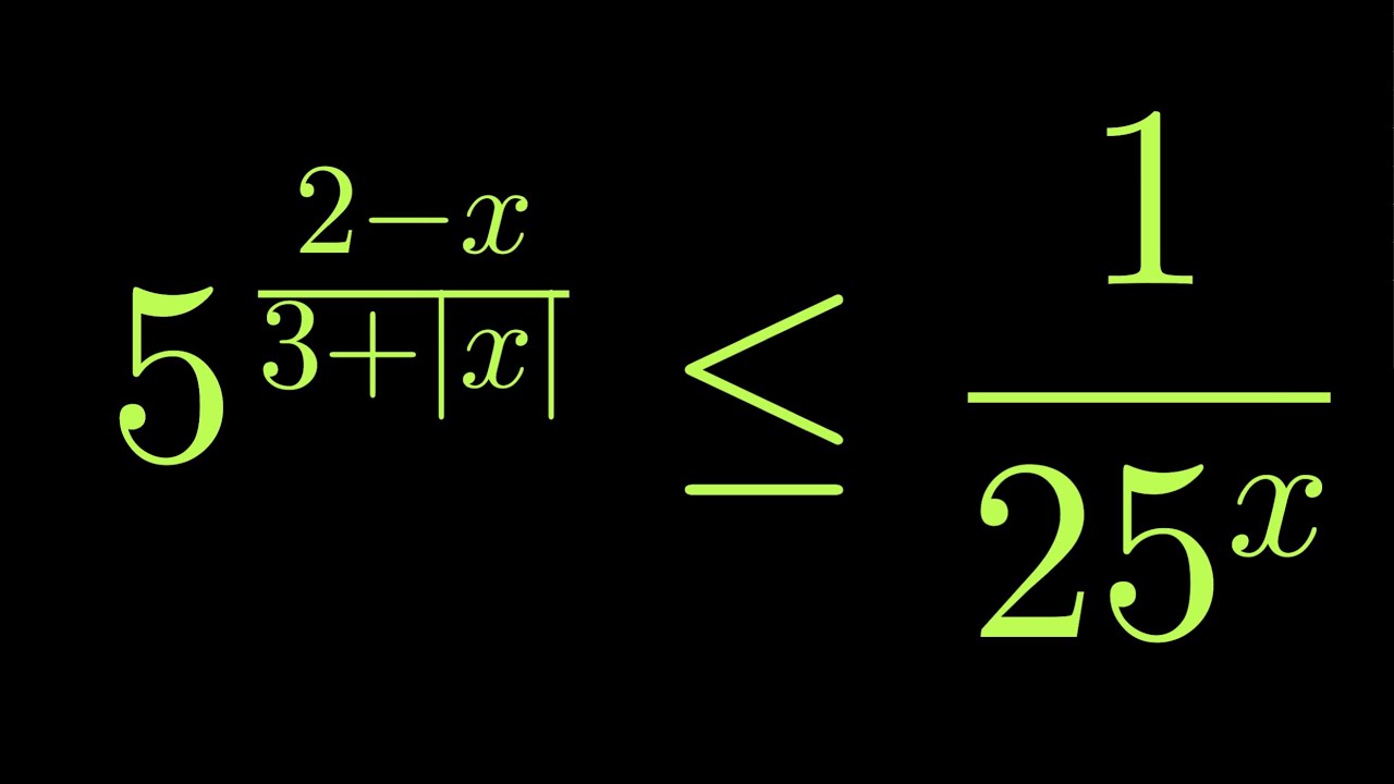 Can you solve this exponential inequality?