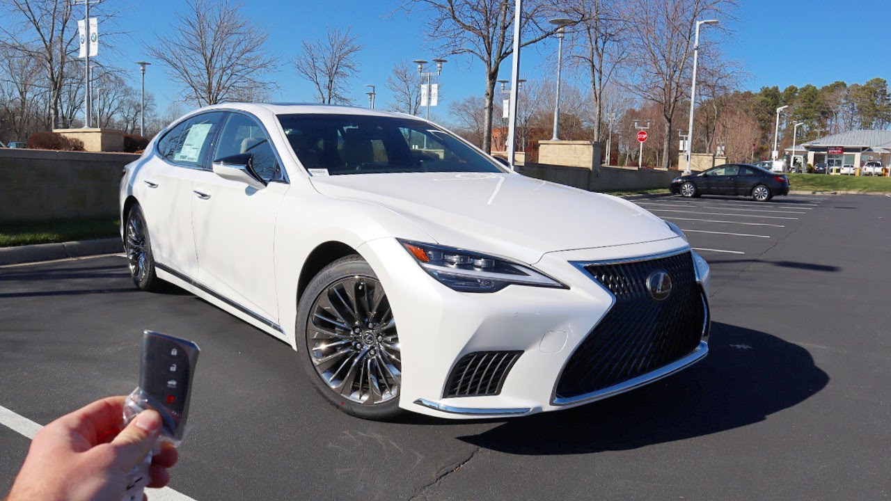 2021 Lexus LS 500: Start Up, Test Drive, Walkaround and Review