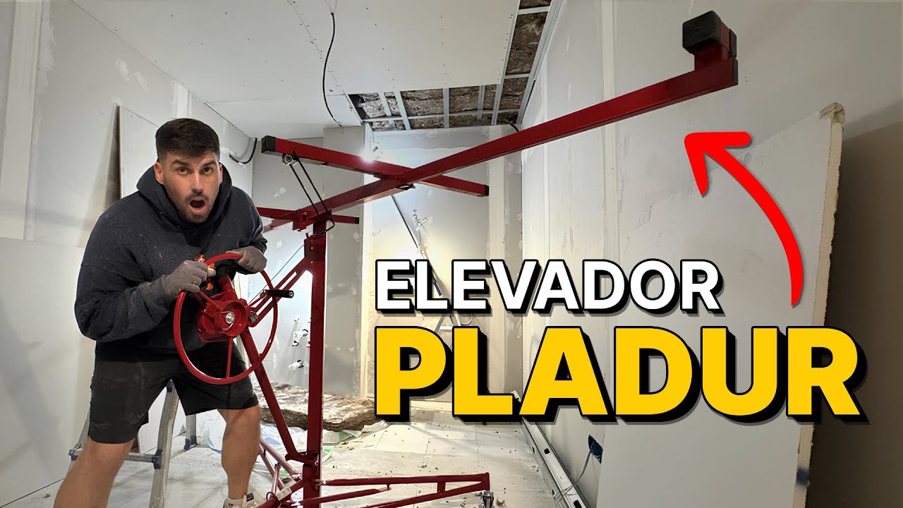Cómo montar un Elevador de Placas de Pladur (placas de cartón yeso)