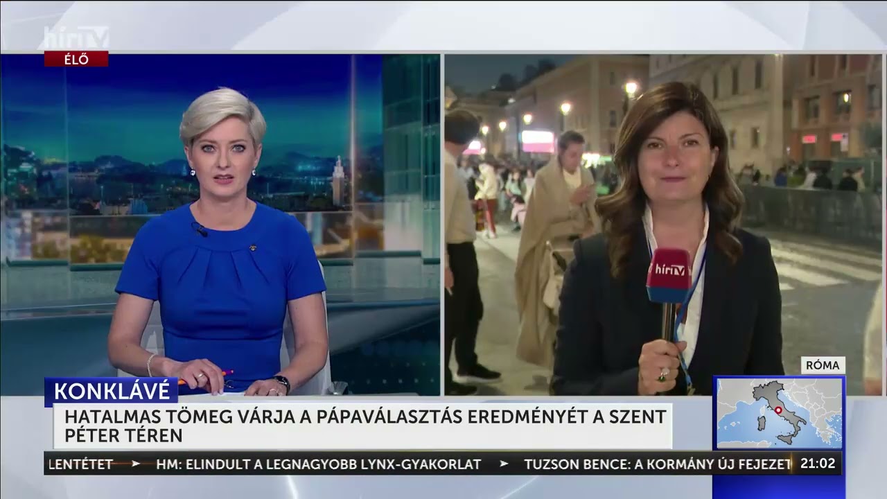 Pápaválasztás - Fekete füst szállt fel a Sixtus-kápolna kéményéből - HírTV