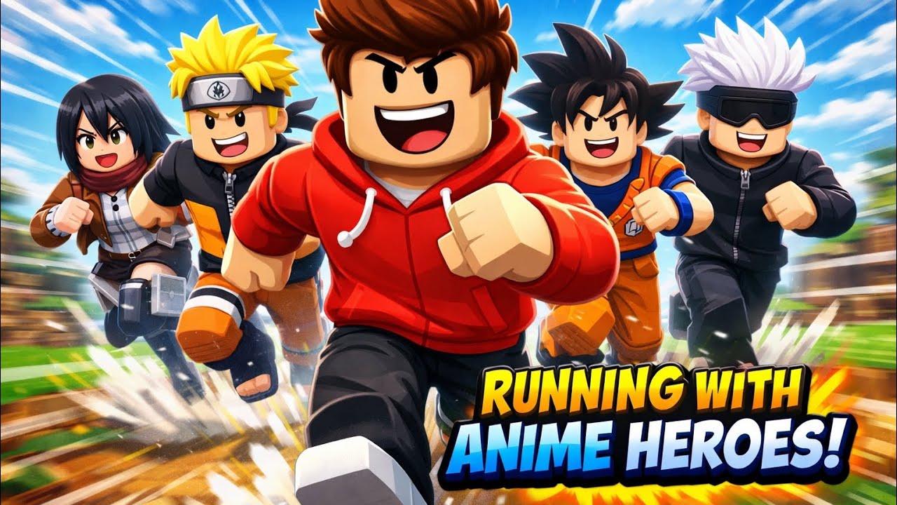 Training and running with anime character 💪🏻 and complete world 🌎 |