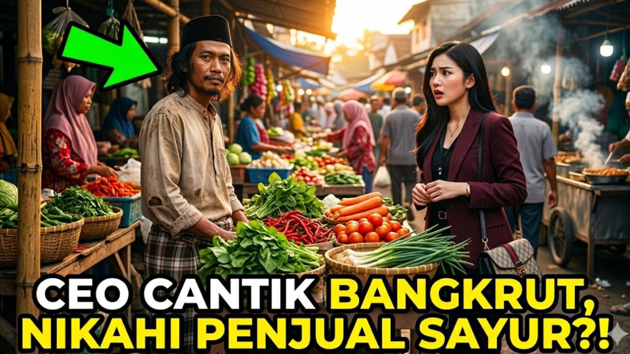 CEO Cantik Bangkrut Nikahi Santri Miskin Penjual Sayur! Tak Disangka, Dia CEO Terkaya yang Menyamar!