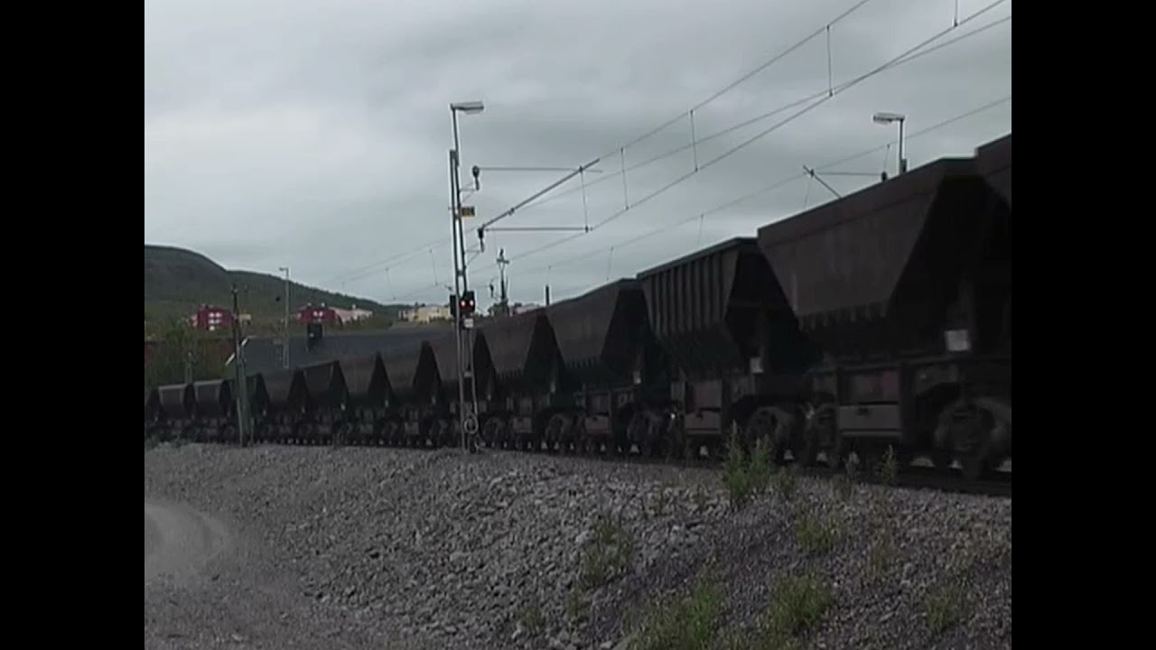 En växingsrörelse på Sjöbangården i Kiruna