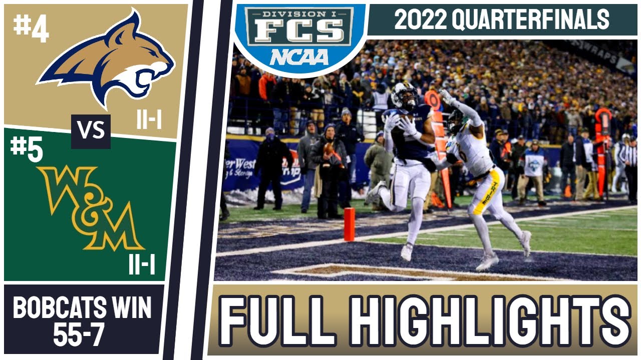 (#4) Montana State vs (#5) William and Mary - FULL GAME HIGHLIGHTS - 2022 FCS QUARTERFINALS