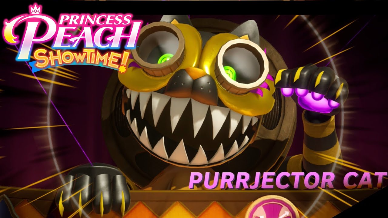 Princess Peach: Showtime! - 3F: Purrjector Cat (Boss Fight) - 100% Walkthrough