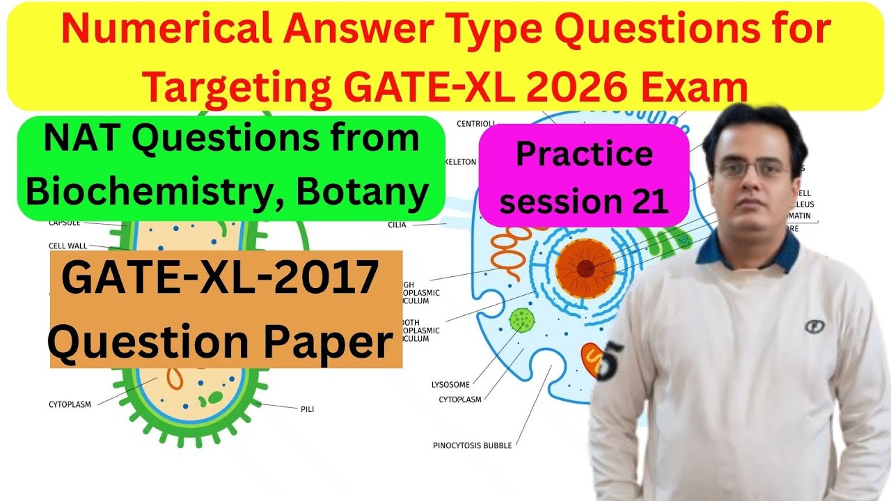 Practice Session-21: Target GATE-2026 Exam: NAT Type Questions from PYQ GATE-XL 2017 Year