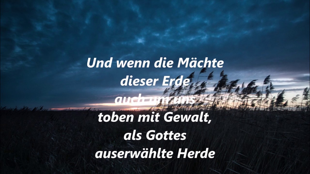 In  einer Zeit voll Angst und Sorgen
