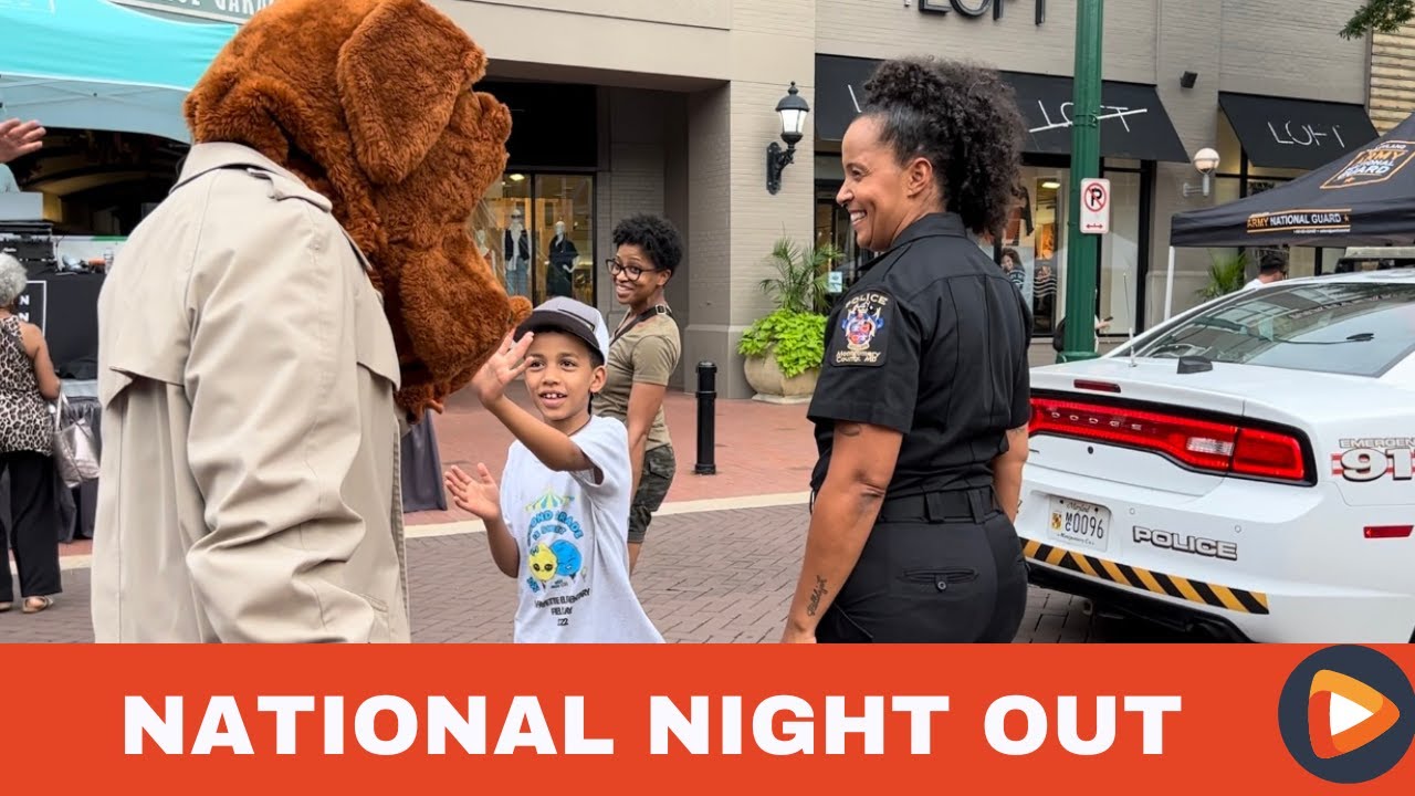 Police, Residents Come Together in Downtown Silver Spring at National Night Out