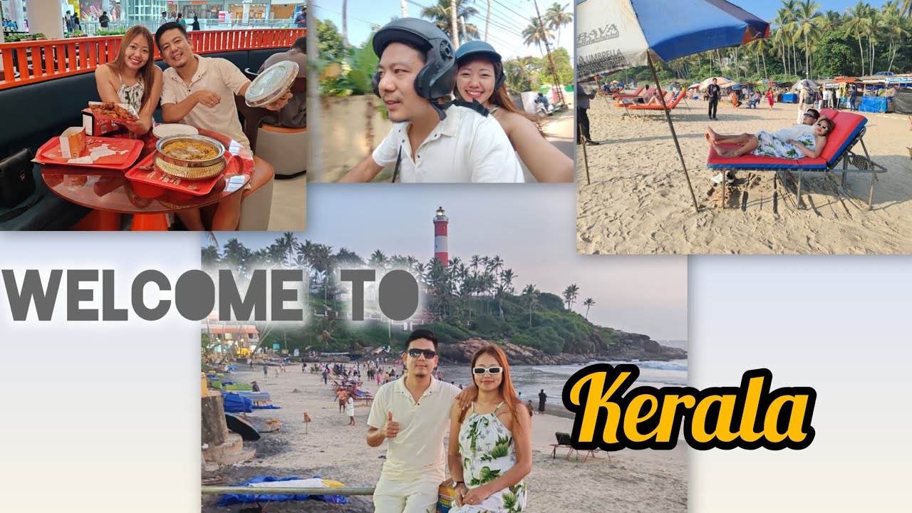 KERALA TOUR EP-1| Thiruvananthapuram (Trivandrum) | Kovalam Beach (God's own country) 