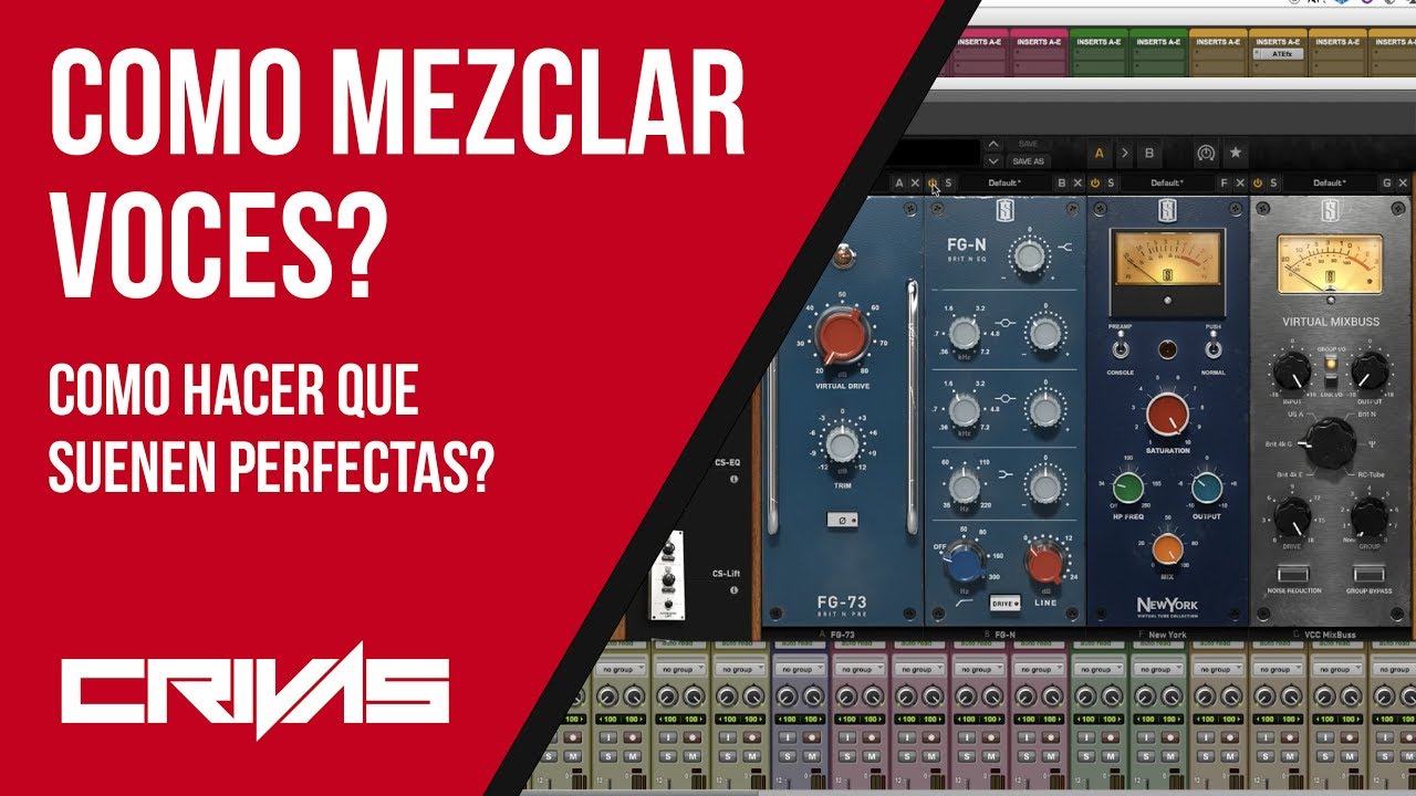 Como Masterizar voces | Como Mezclar Voces || CrivasOficial