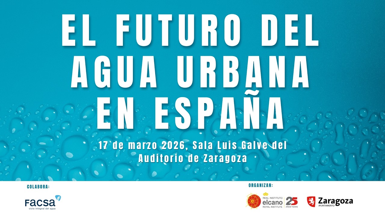 Jornada El Futuro del agua urbana en España.17 de marzo de 2026