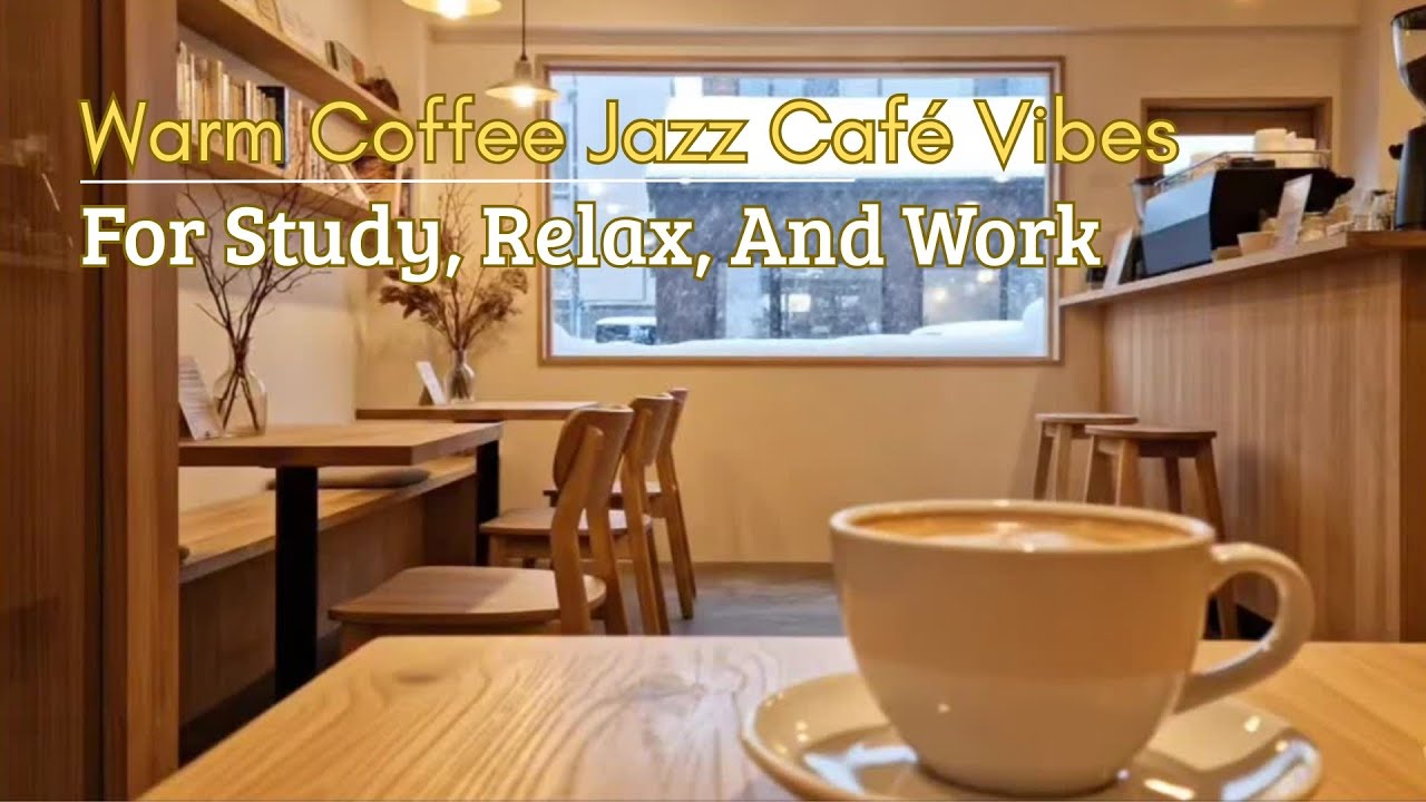 Warm Coffee Jazz Ambience – Cozy Coffee Shop Music for Focus, Work & Relax
