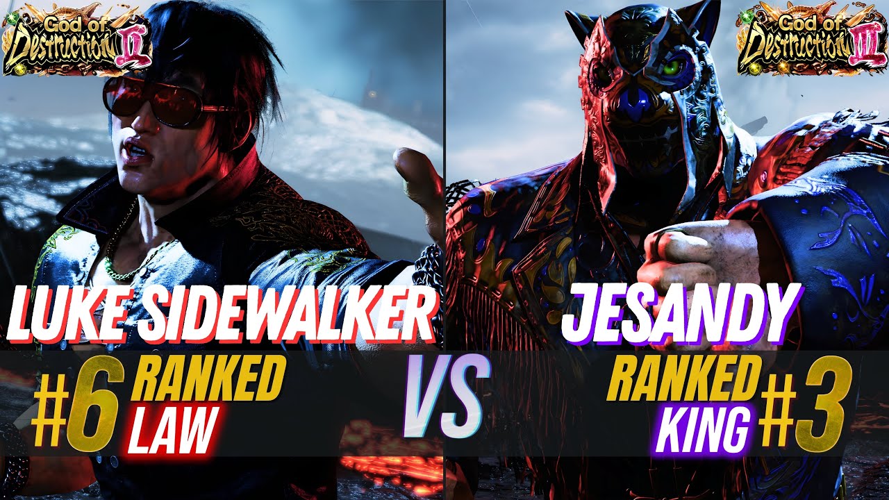 T8 ✪ LUKE SIDEWALKER (#6 Ranked Law) 🆚 JESANDY (#3 Ranked King) ✪ Tekken 8 High Level Match