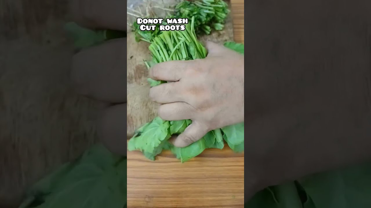 Store Palak/Spinach fresh in fridge#shorts